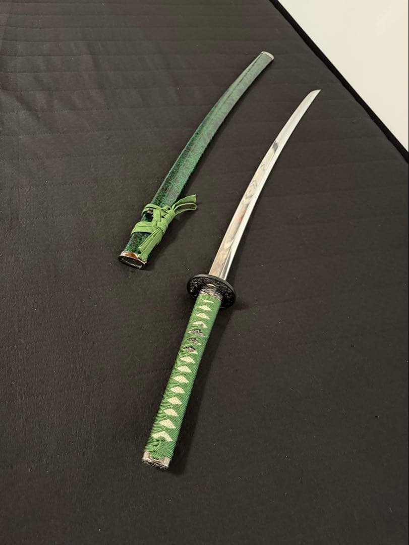刀　かたな　剣　美品　緑雲塗鞘　大刀　長尺　模造刀　美術刀　舞踊　大衆演劇　芝居