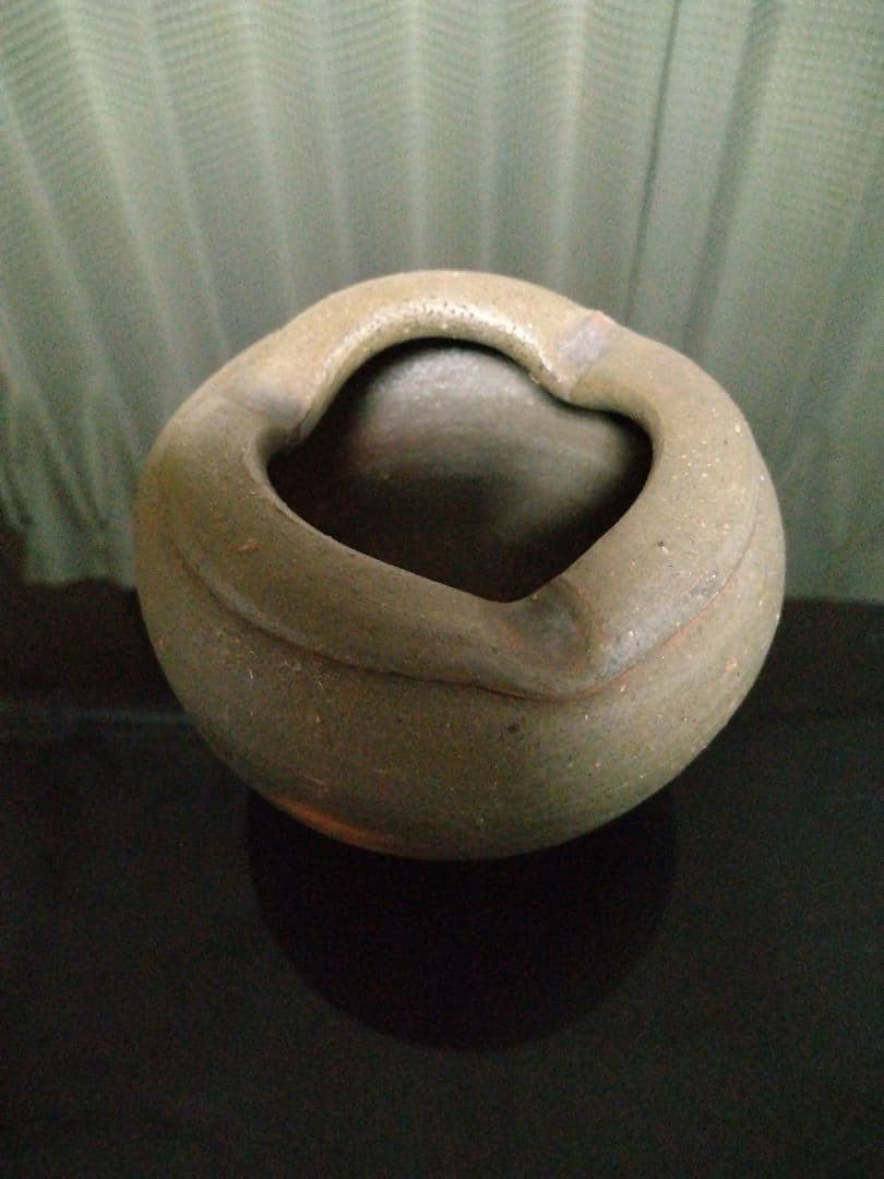 【備前焼 灰皿】人間国宝 藤原 啓 ( 送料無料！)