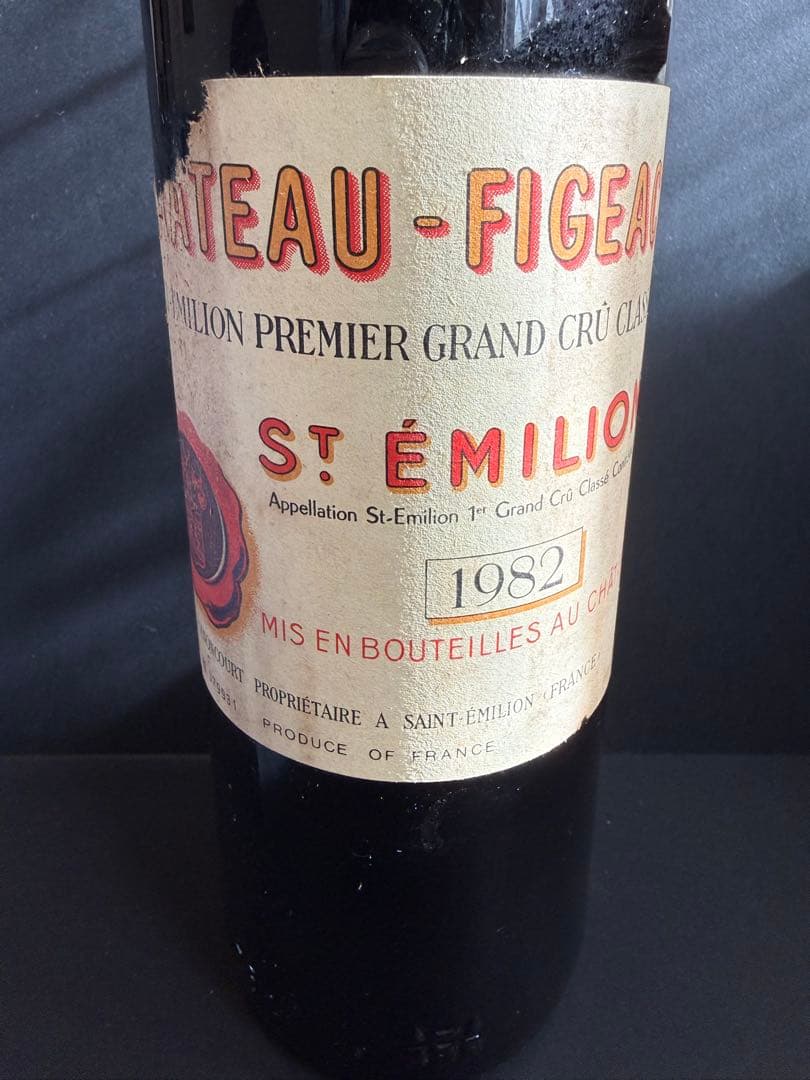 Château Figeac 1982年 赤ワイン