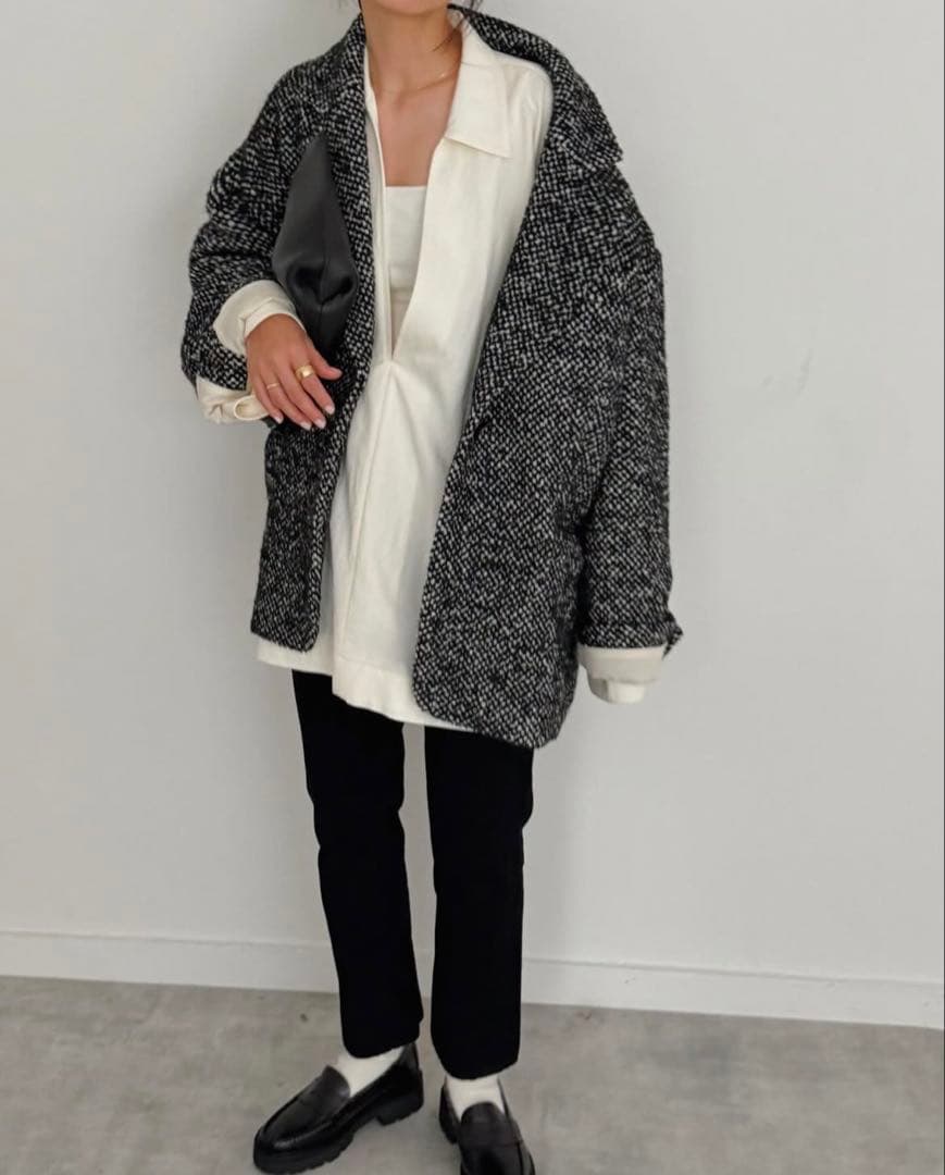 【新品】SuzuHirose×CLANE MIX COLOR OVER COAT