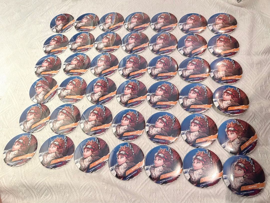 ホークス　缶バッジ　十傑　ヒロアカ
