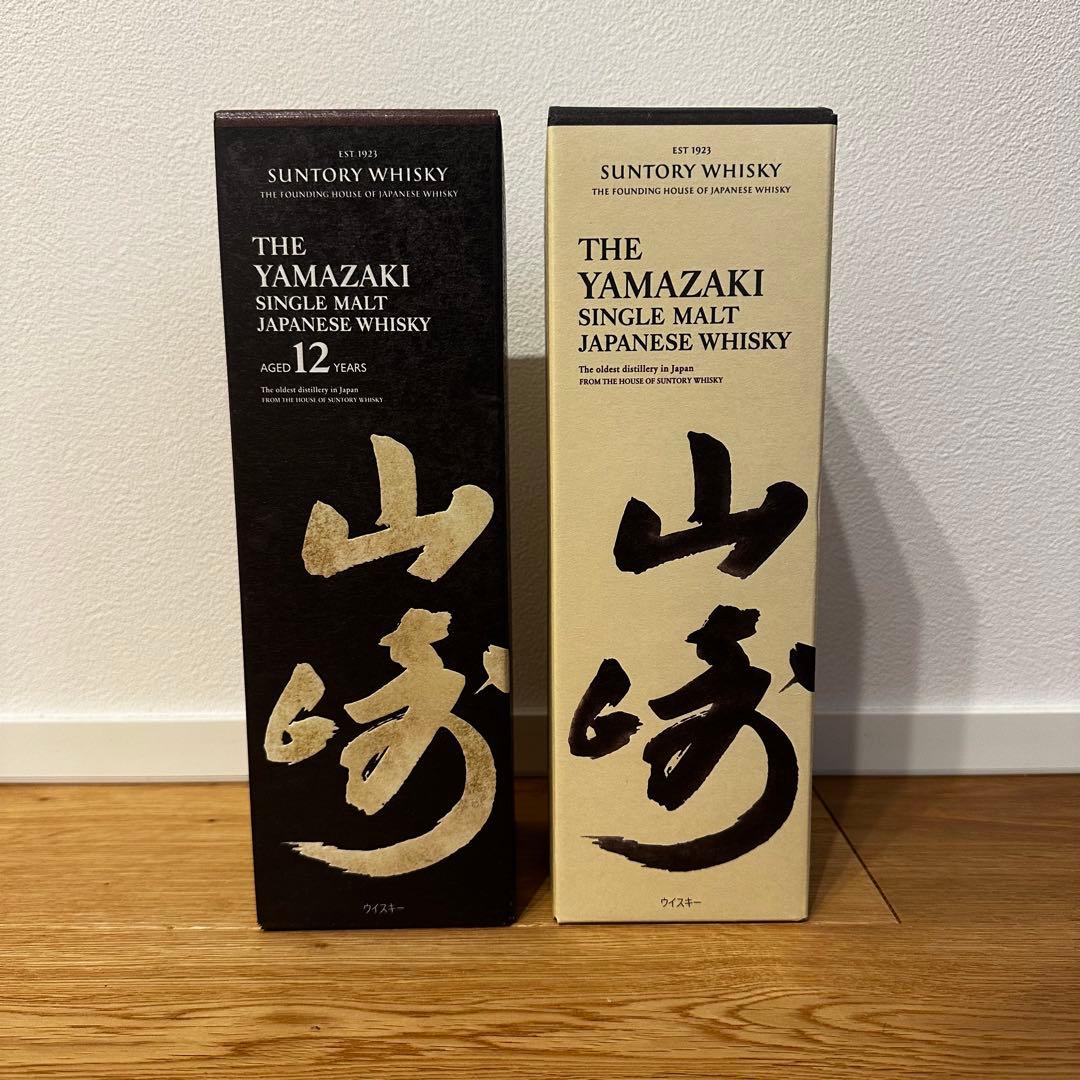 山崎 12年 ウイスキー 1973 シングルモルト 箱 化粧箱付き