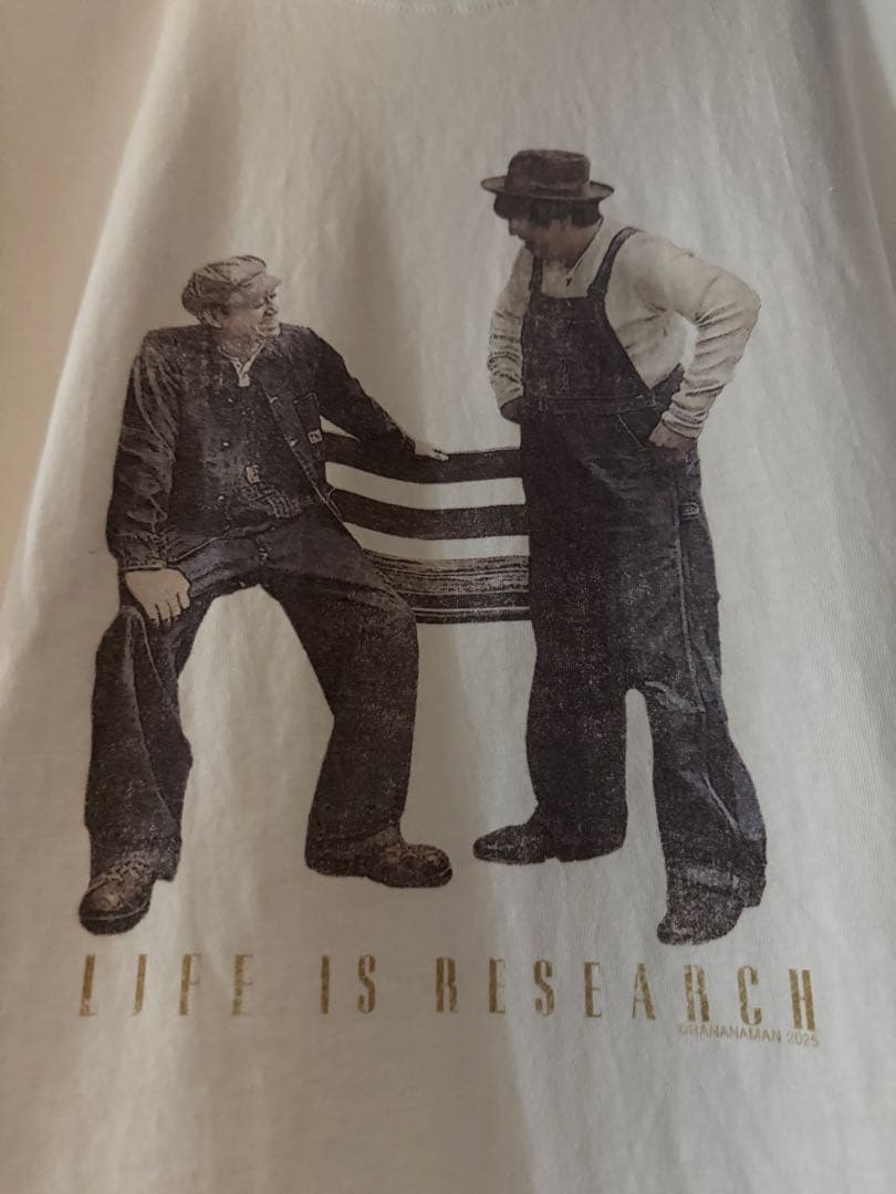 新品未使用 バナナマン LIFE IS RESEARCH Tシャツ XL