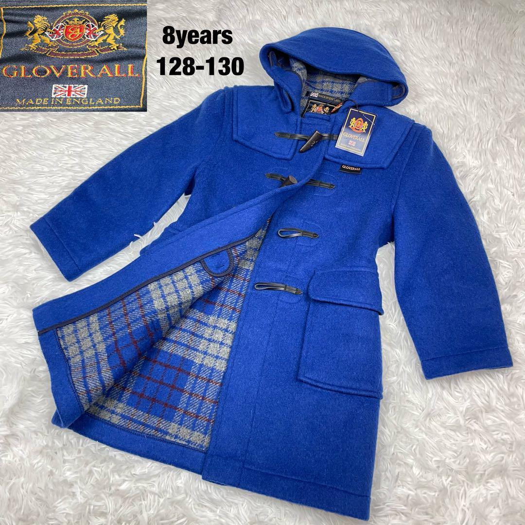 新品未使用タグ付✨グローバーオール✨ダッフルコート✨128cms✨8years青