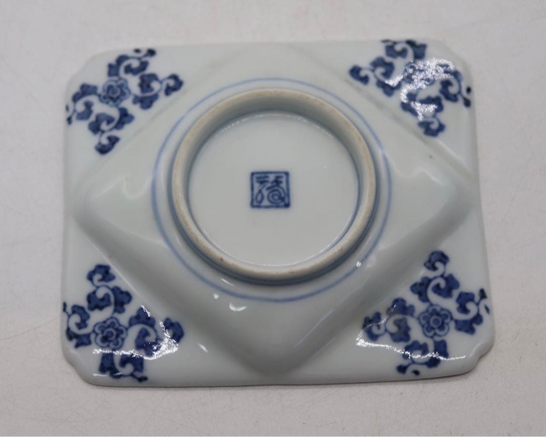 時代　伊万里　染付　寿司皿&豆皿10点セット　送料込み1124