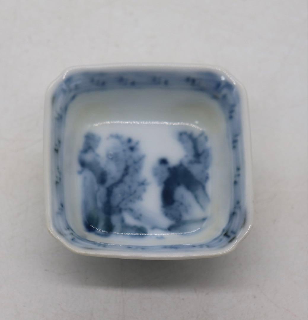 時代　伊万里　染付　寿司皿&豆皿10点セット　送料込み1124