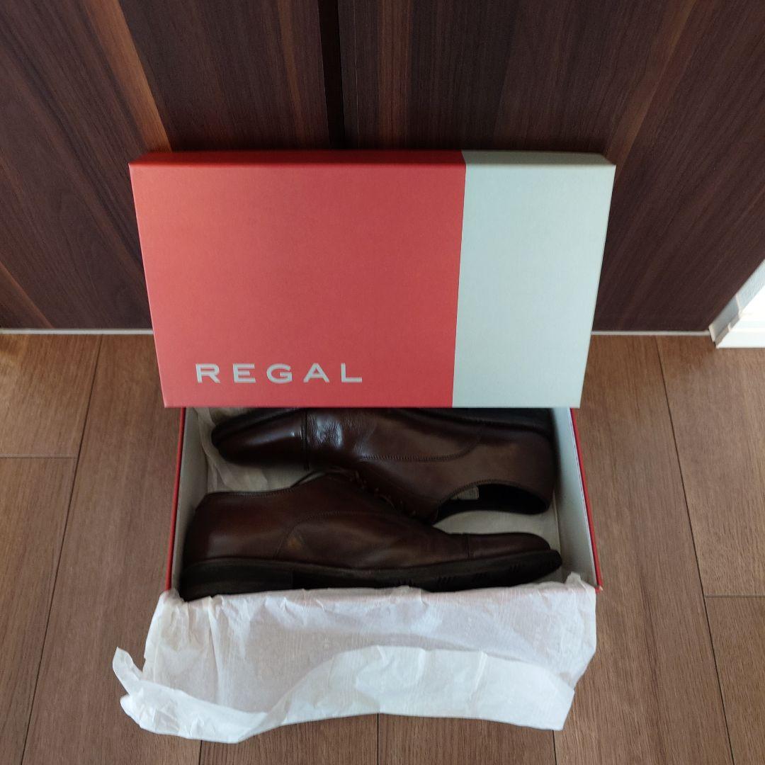 最終値下げ！REGAL ブラウン ドレスシューズ ストレートチップ