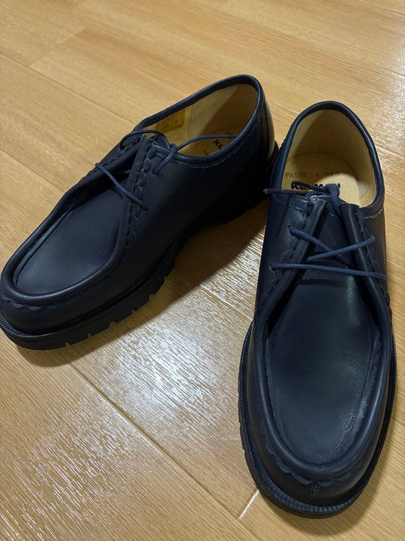 未使用　クレマン　パドレ　チロリアンシューズ　ダークネイビー　41