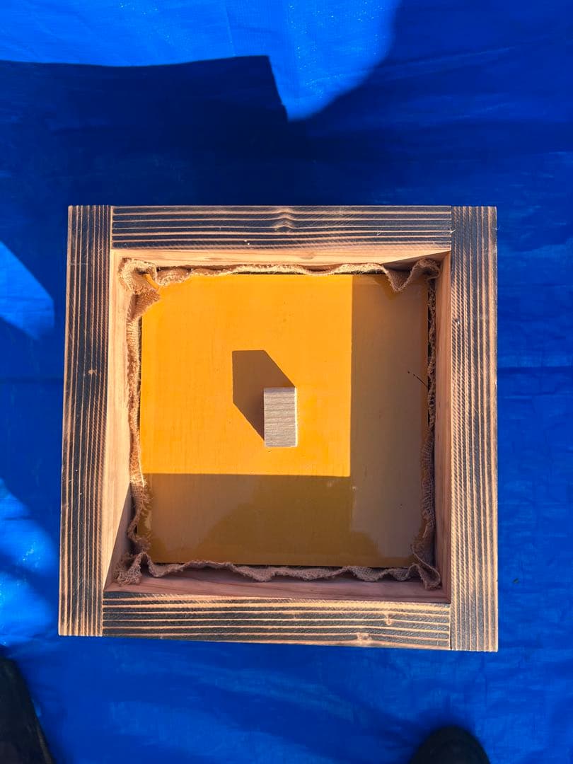 ニホンミツバチ　重箱式巣箱　営巣用巣箱5段　板厚3cm