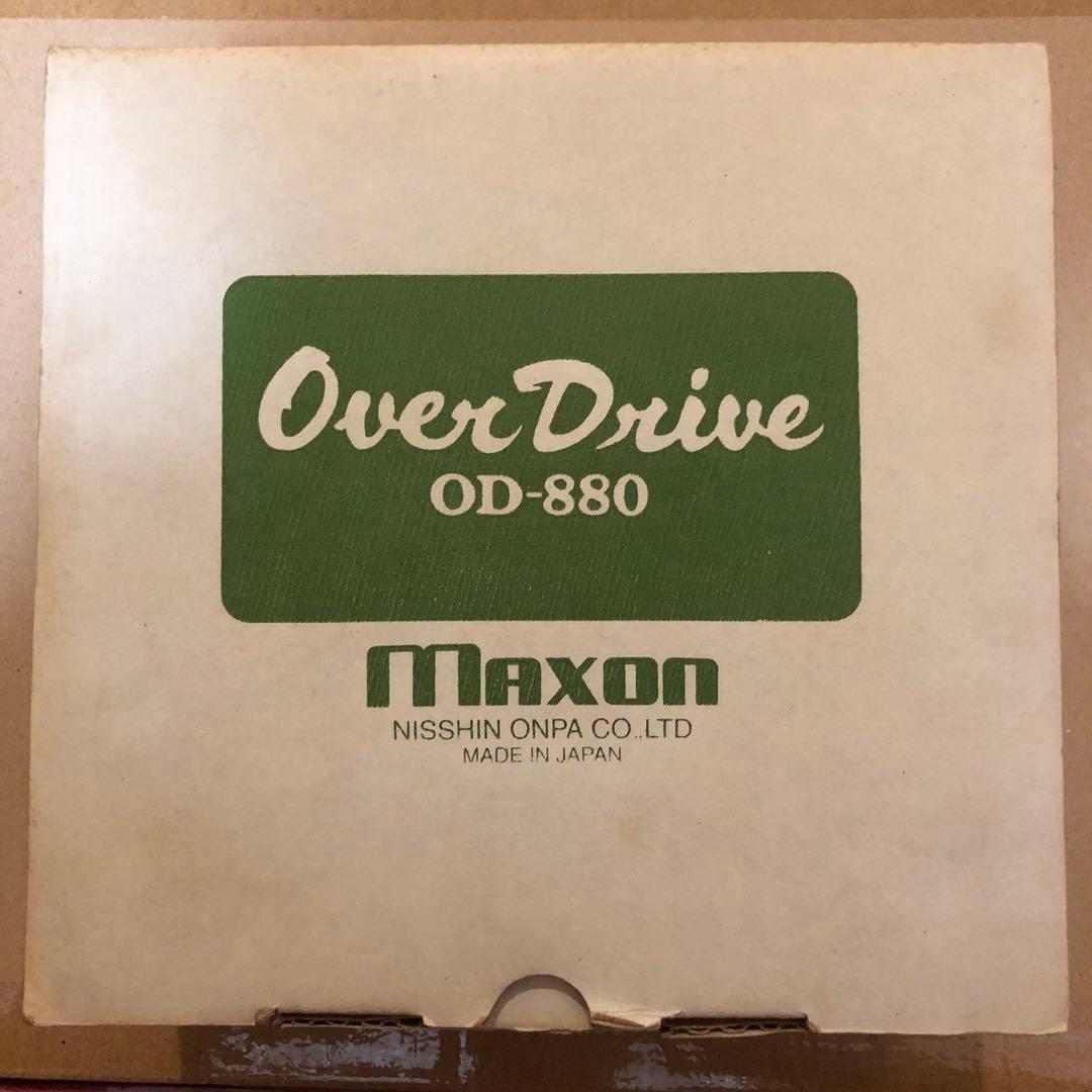 ギター Maxon OD-880 OverDrive SOFT DISTORTION
