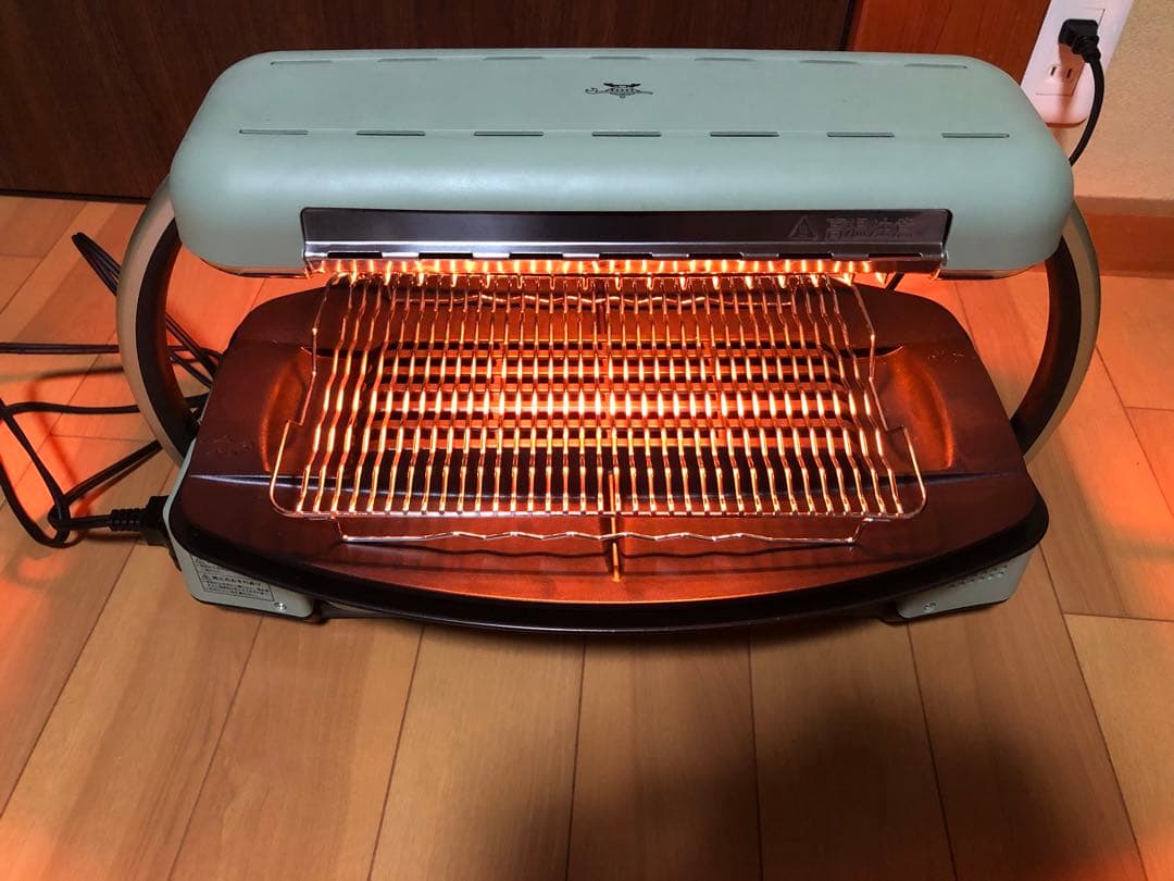 アラジン グラファイトグリラー CAG-G13B-G取説付き ミントグリーン