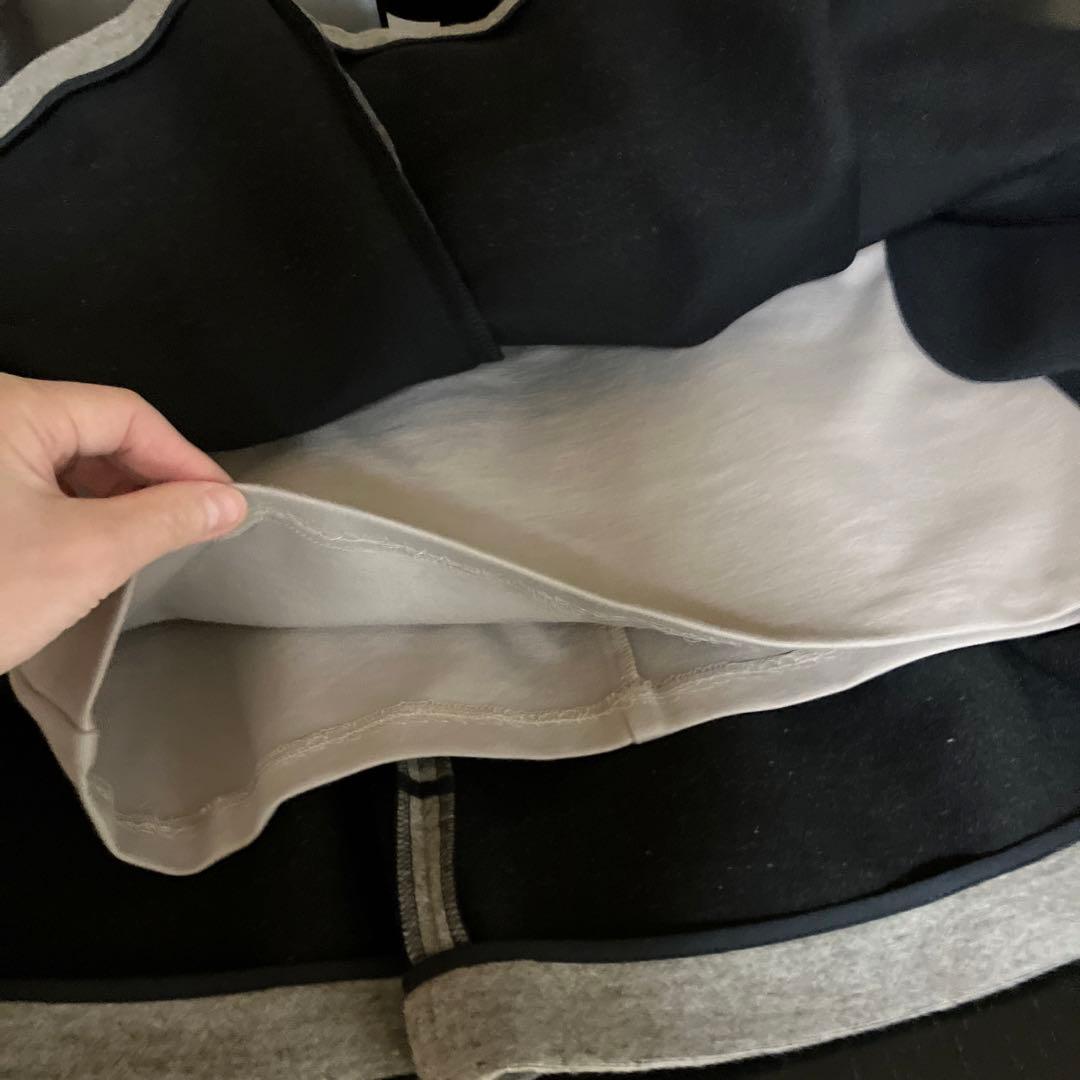 美品✨【Acne】フレアスカート ネイビー グレー ストライプ