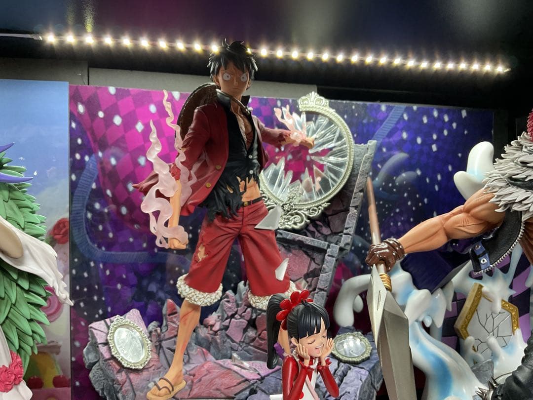 ワンピースフィギュア　ルフィ　popサイズ　ガレージキット　海外フィギュア