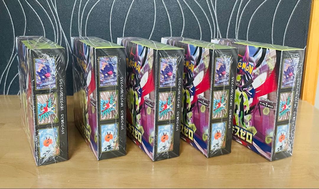 【新弾】ポケカ　ムニキスゼロ　シュリンク付き5BOX