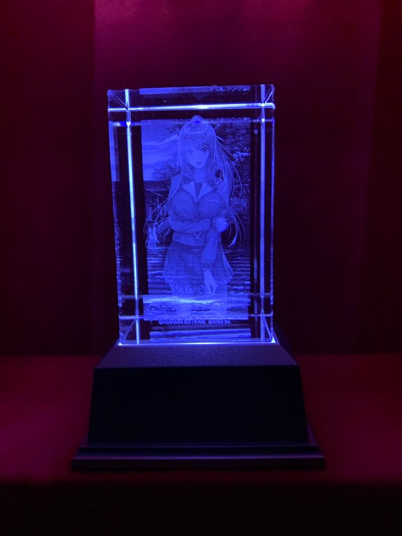 1点のみ　ピロ水　アマカノ2 3Dクリスタル　黒姫結灯