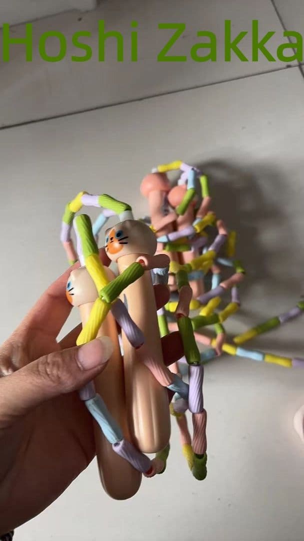 カラフル猫デザイン縄跳び