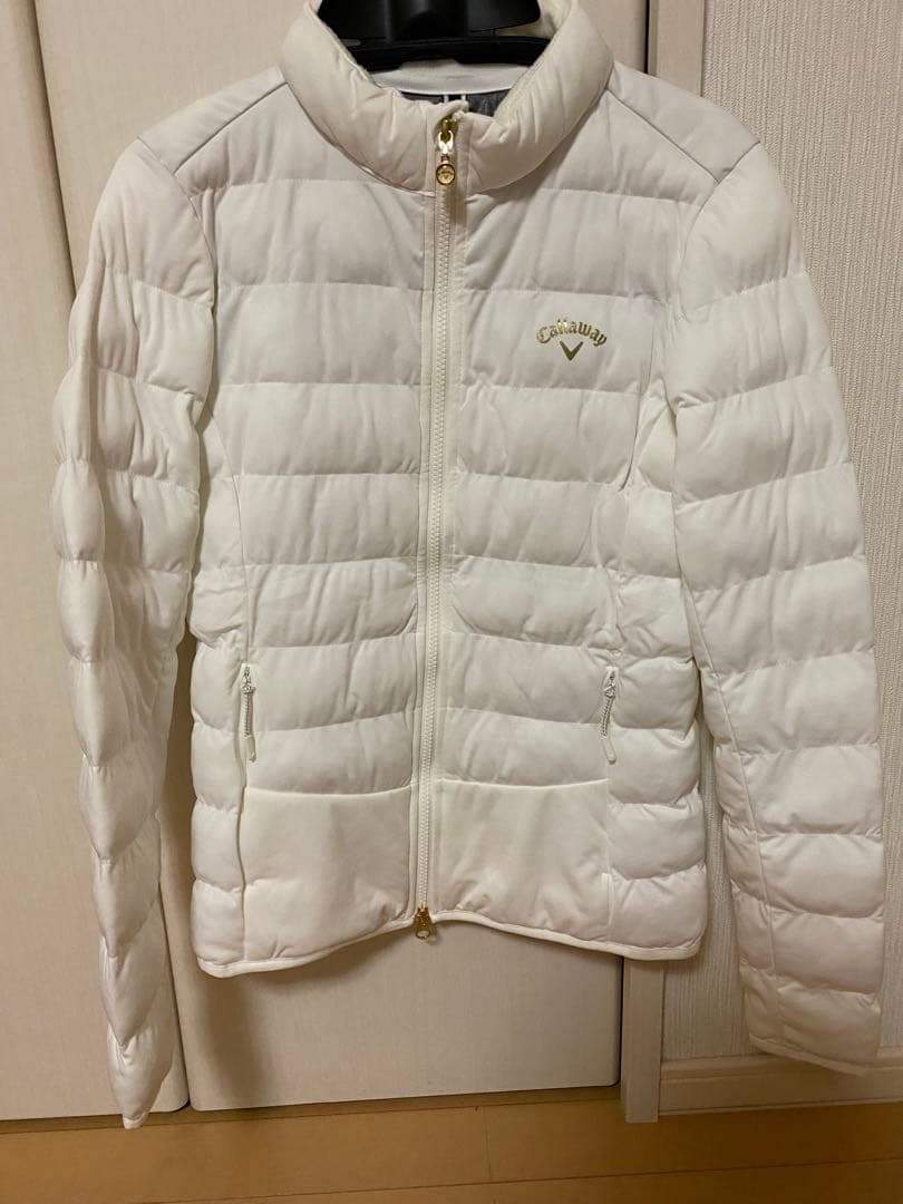 Callaway レディース ゴルフ キルティングジャケット 白サイズM