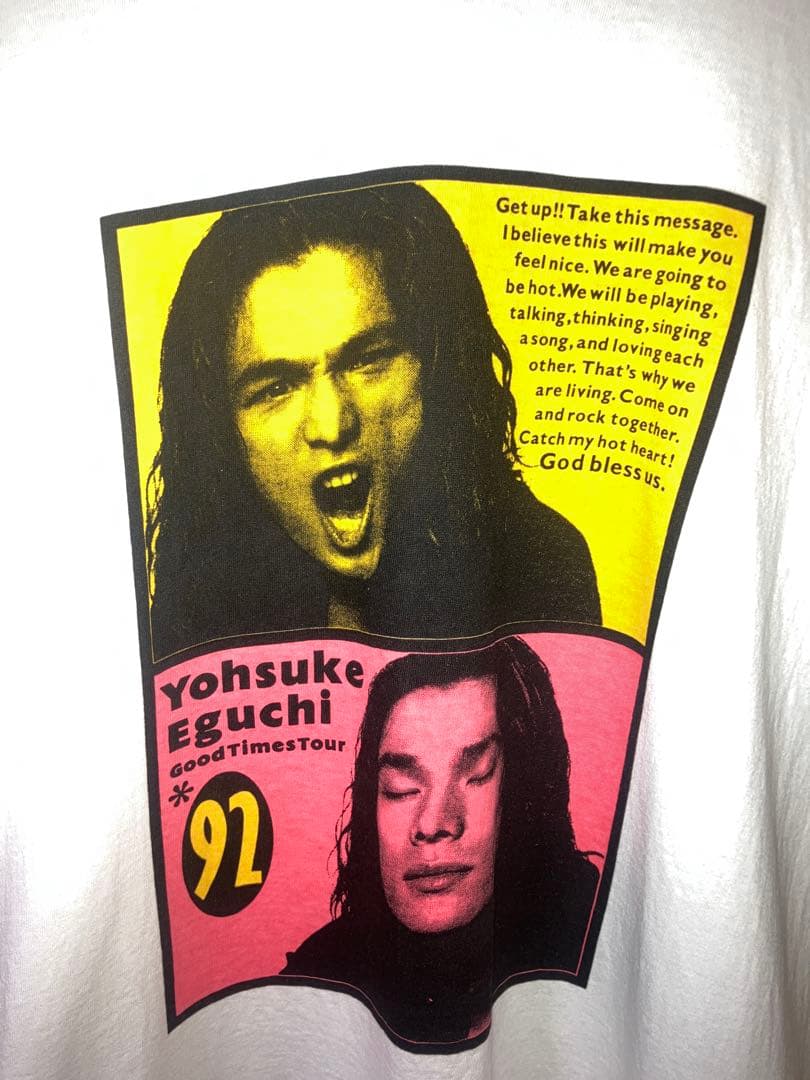 Yohsuke Eguchi Good Times Tour Tシャツ　江口洋介