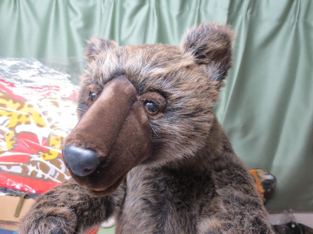 【廃盤】超大型！HANSA　ハンサ　ヒグマぬいぐるみ　85㎝！熊　クマ　正規品