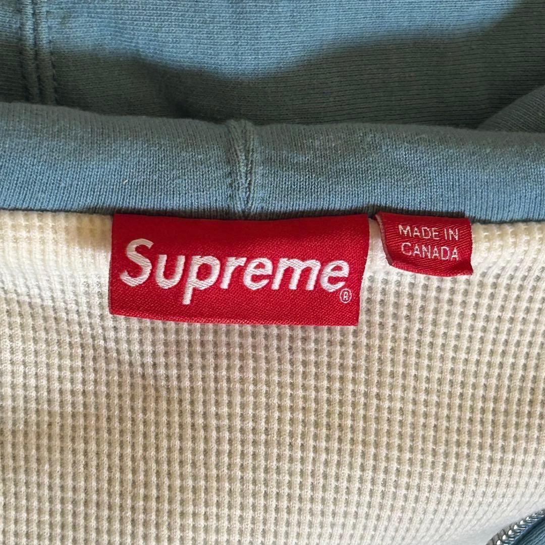 美品　Supreme Thermal Zip Up Sweatshirt XL