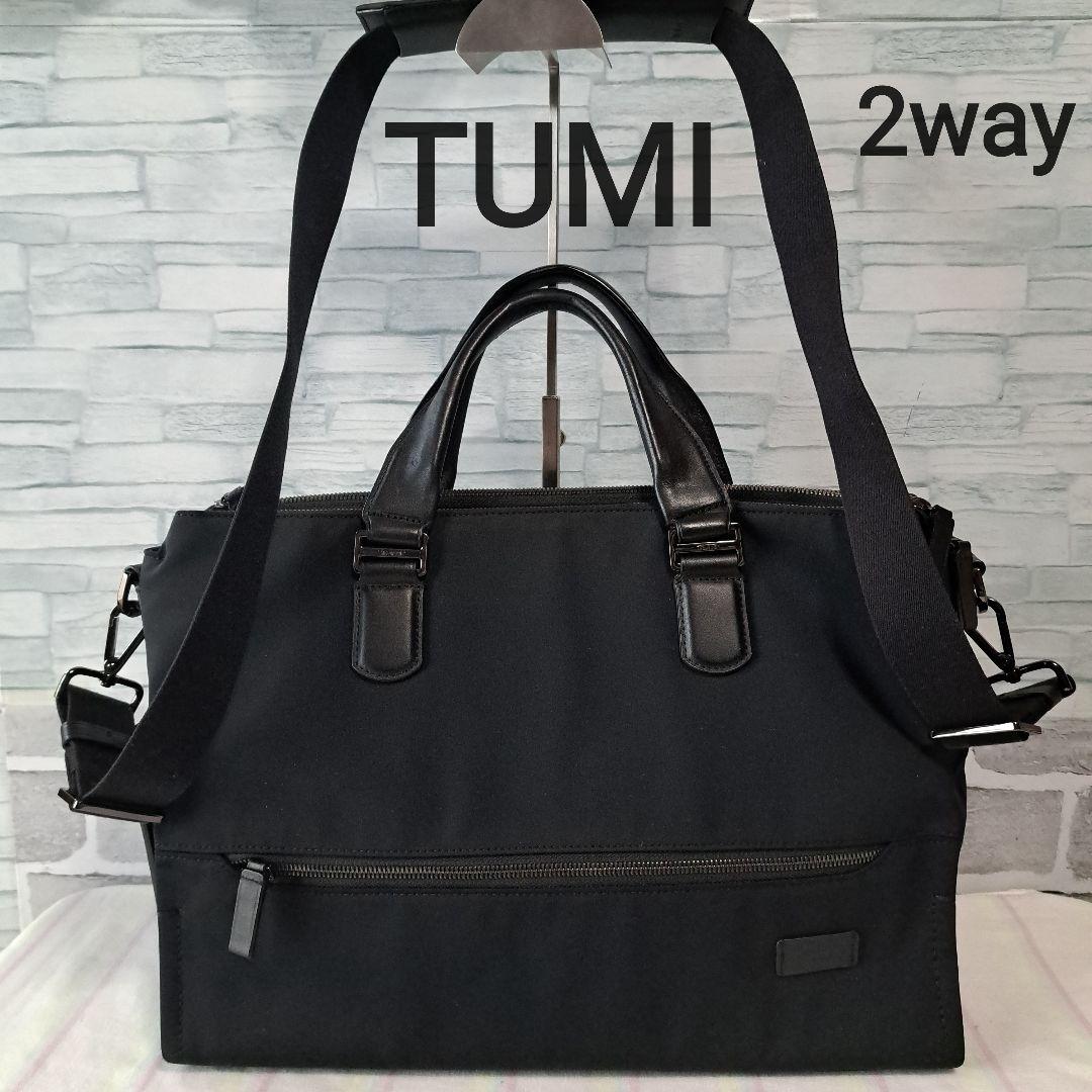 TUMI 66003D ビジネスバッグ 2way ナイロン レザー ブラック
