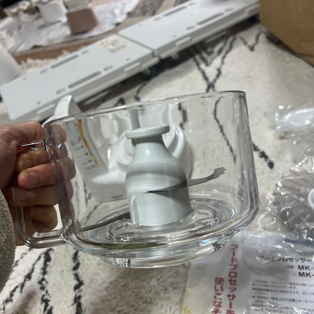 Panasonic MK-K61 フードプロセッサー ホワイト