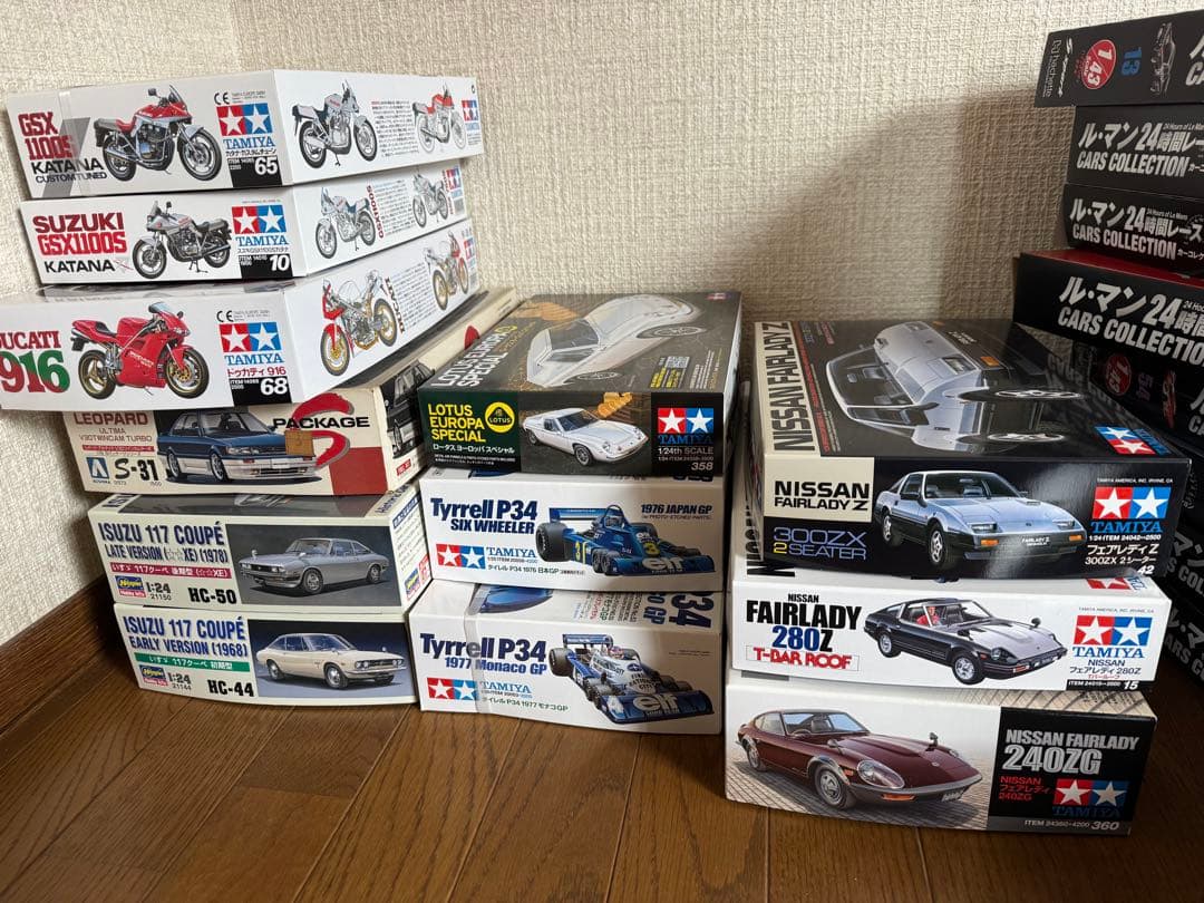 当時物 タミヤ中心 プラモデル未組立12点まとめ売り 暗室保管