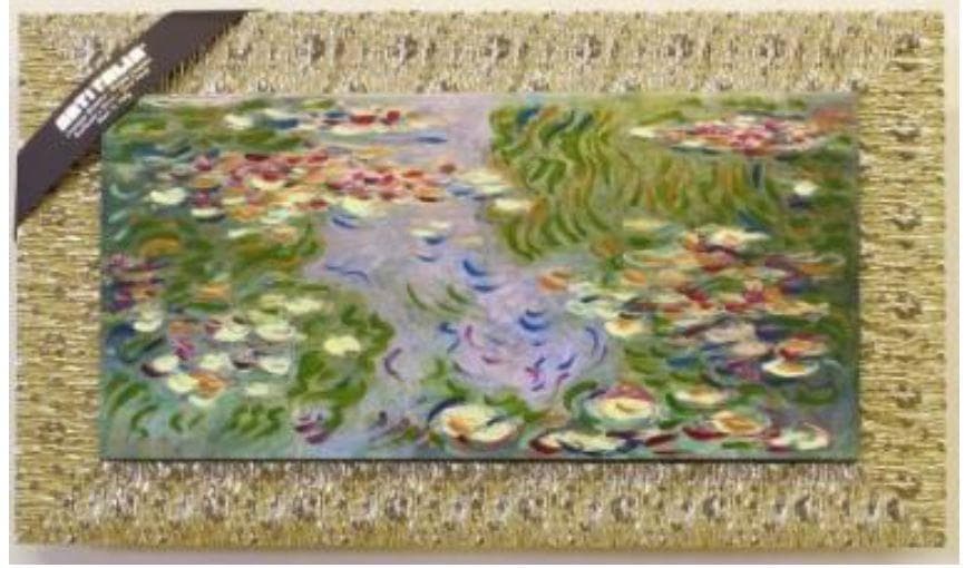 イタリア 額絵 アートフレーム モネ 睡蓮 印象派 20407-138G