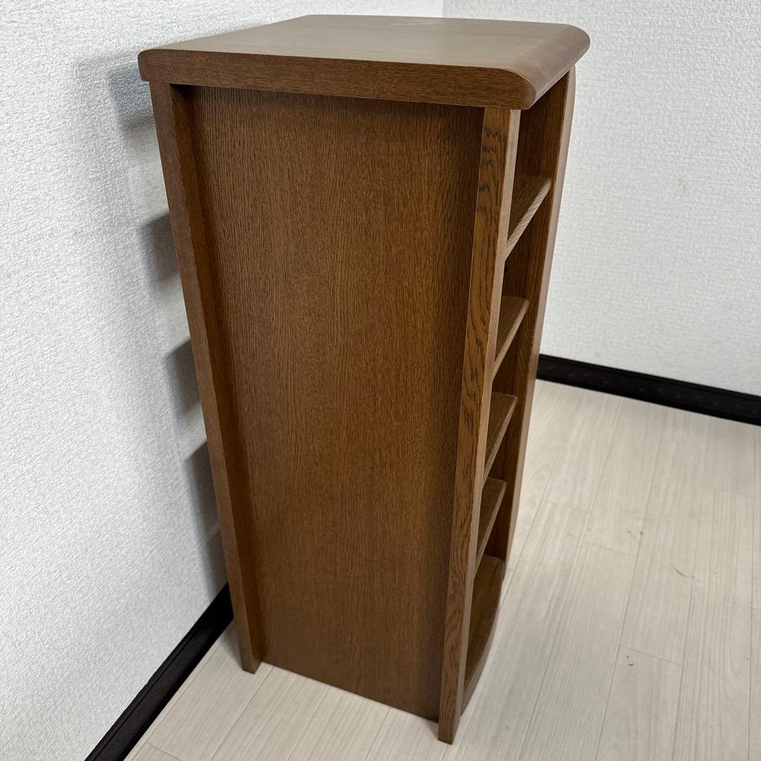 【展示品】浜本工芸 スリッパラック 木製 棚 花台 電話台 収納棚 ※i4※