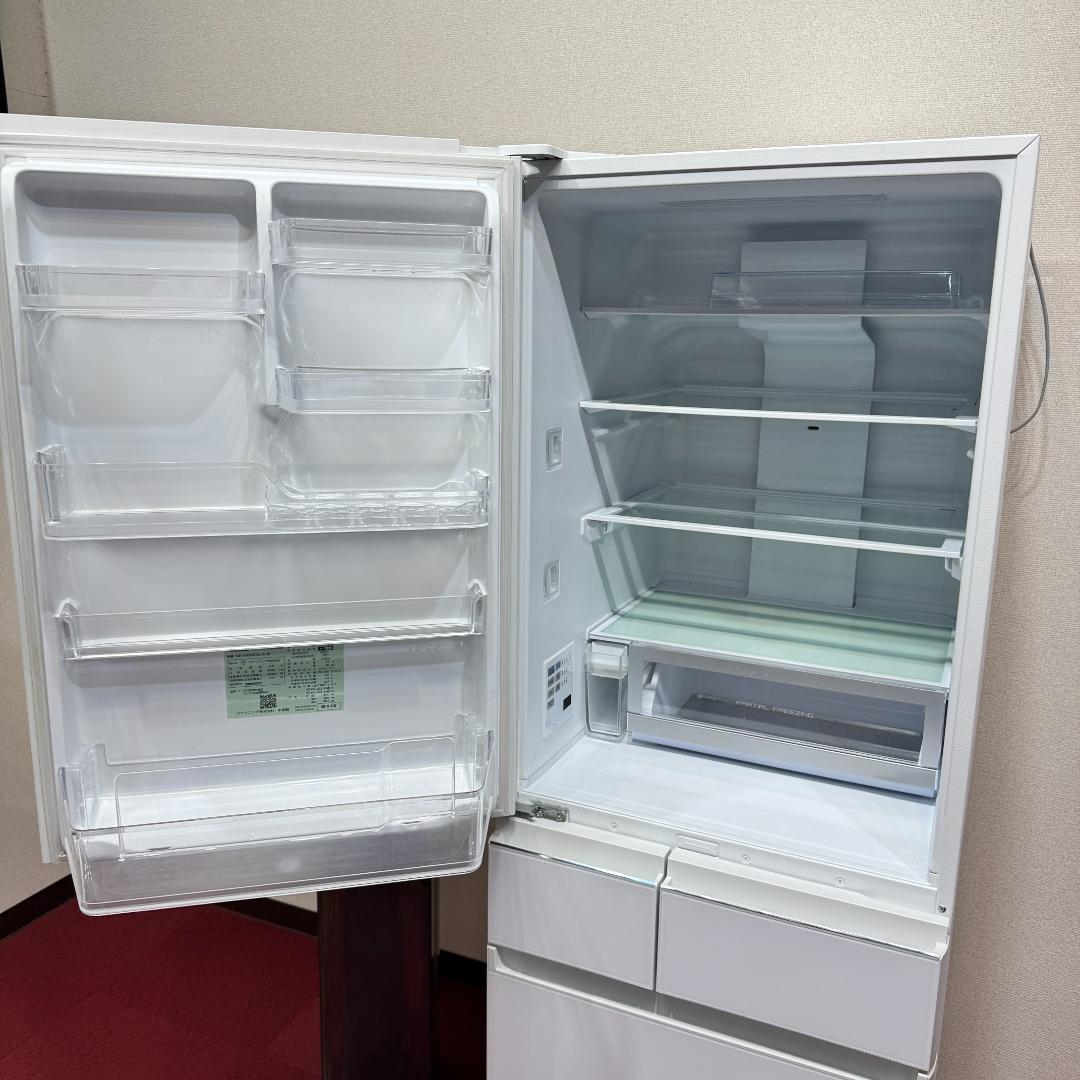 東京23区送料無料　美品パナソニック455L　2019年製ガラスドア　製氷機付き