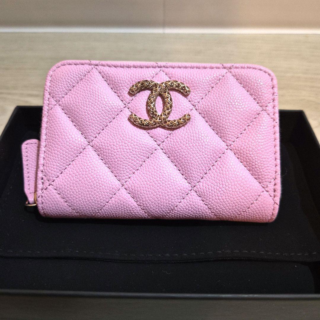 ☆新品未使用☆正規品☆シャネル☆CHANEL☆ピンク☆パース☆ケース