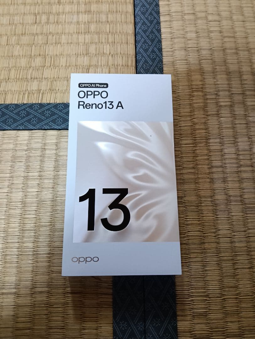 新品未使用品　OPPO Reno13A アイスブルー　au版　SIMフリー