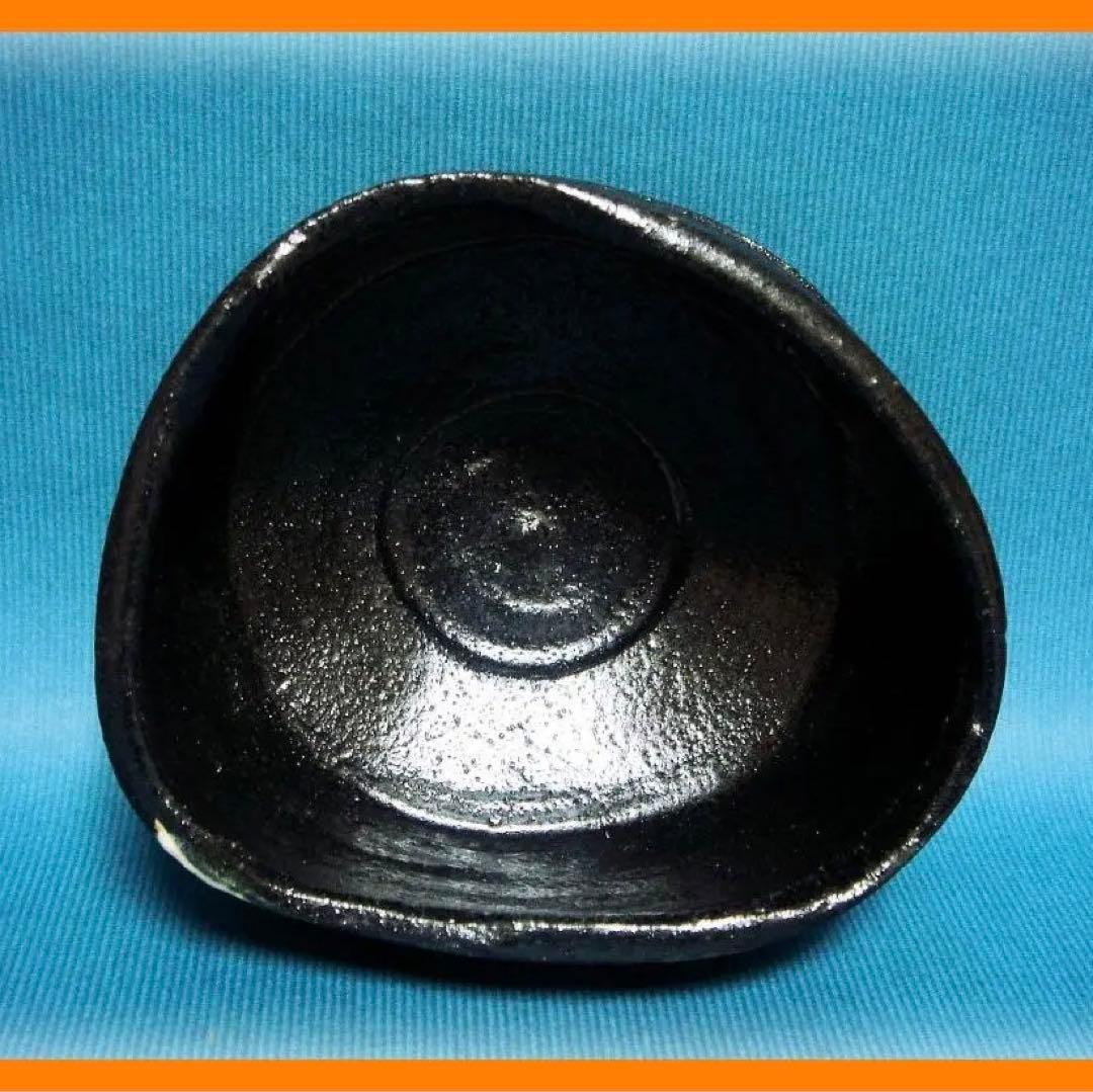 342『黒織部茶碗』　/骨董品 古美術 古玩 アンティーク