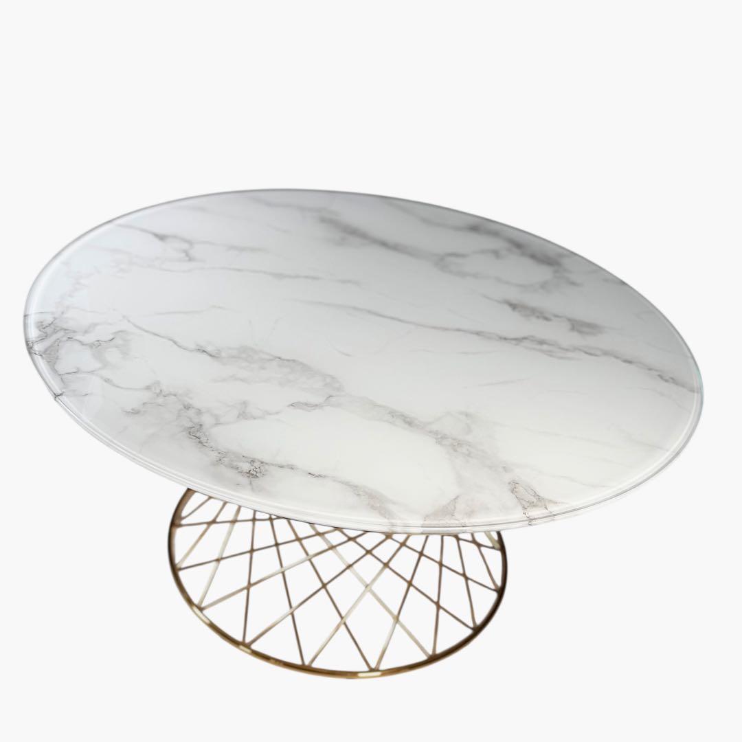 HR717 マーリアコーヒーテーブル （大理石ゴールド） Francfranc