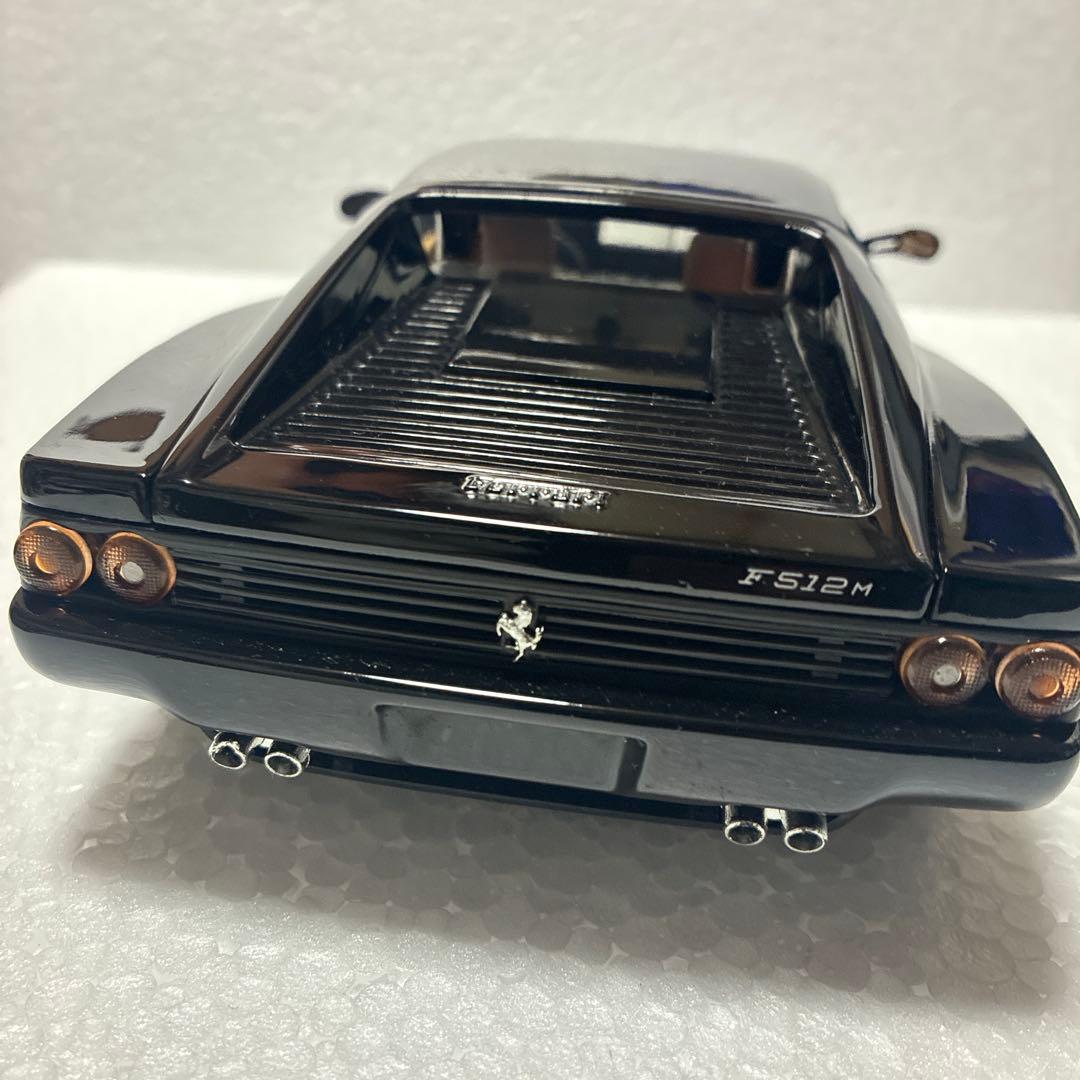 フェラーリ F512M (テスタロッサ)1/18ダイキャストミニカー　ブラック