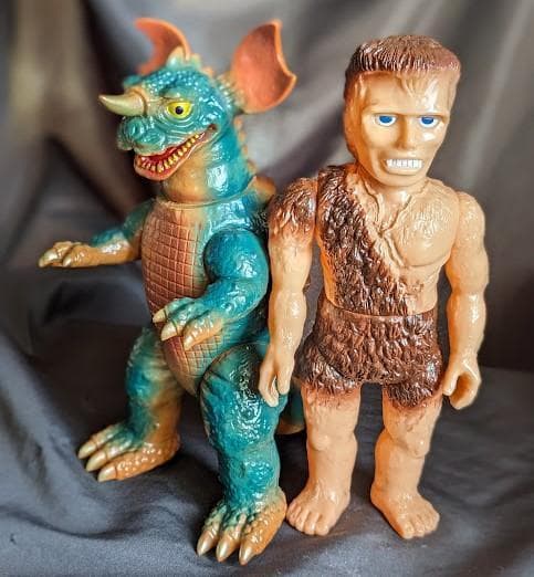 フランケンシュタイン＆バラゴン（マーミット）ソフビフィギュア２体セット