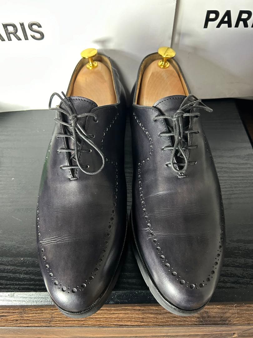 美品　Berluti ニューフィジオ ホールカット ドレスシューズ 10