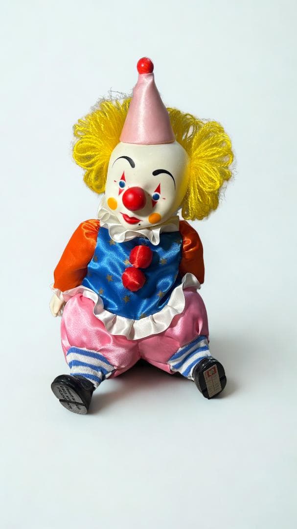 【美品・動作確認済】むらいこうじ ピエロ オルゴール人形 昭和レトロ 希少