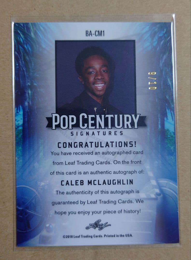 朱*音様 stranger things ルーカス サイン ストレンジャーシング