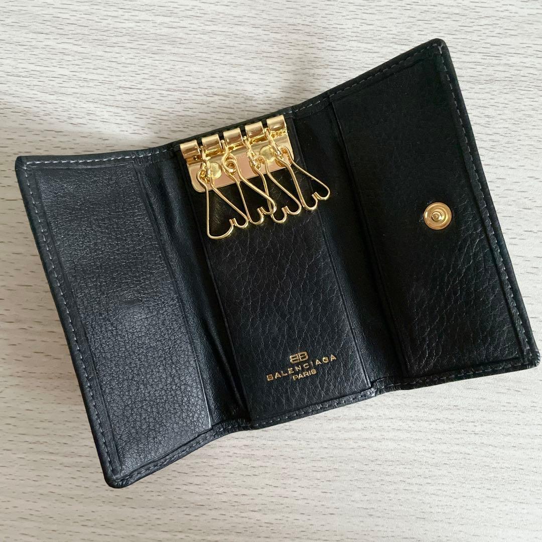 【極美品】BALENCIAGA キーケース 4連キーケース レトロ感満載