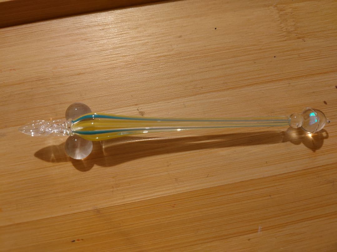 【最終】HASE硝子工房 オカモトヤ すずのね キャラバン限定 ガラスペン レア