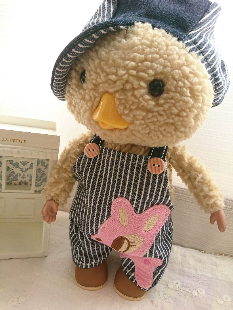 東京トガリ バンビちゃんストライプオーバーオール