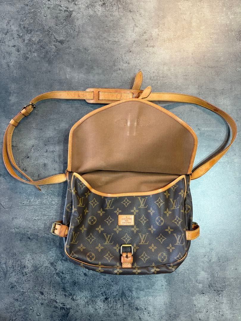 Louis Vuitton モノグラム ショルダーバッグソミュール　1997年