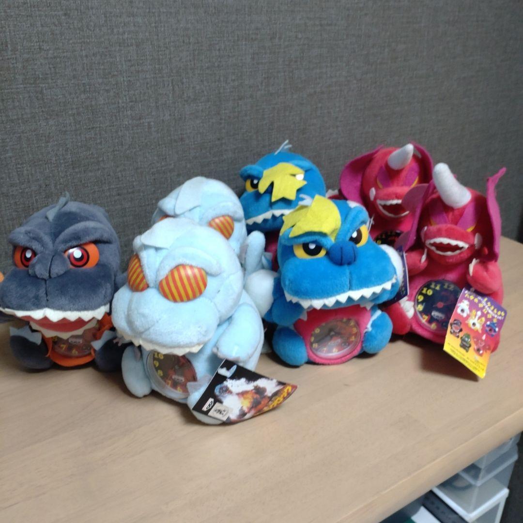 ゴジラクロック　希少　まとめ売り　4種　７体セット