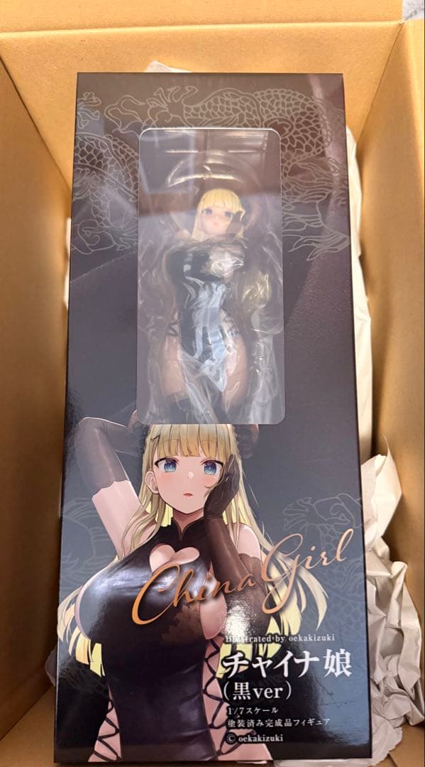 【新品未開封】チャイナ娘(黒ver)　1/7 完成品フィギュア