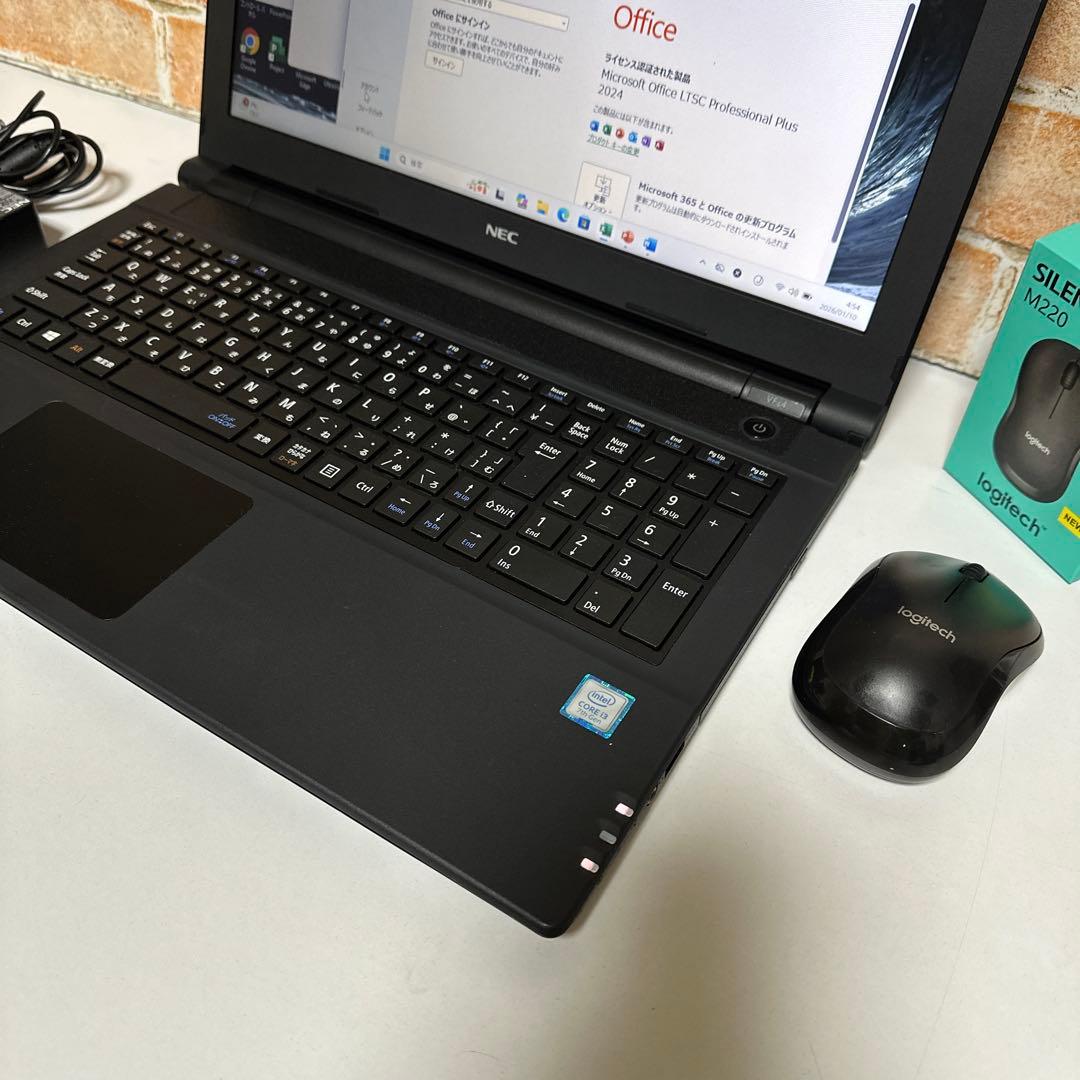 美品　NEC VersaProノート PC Webカメラ　SSD Win11