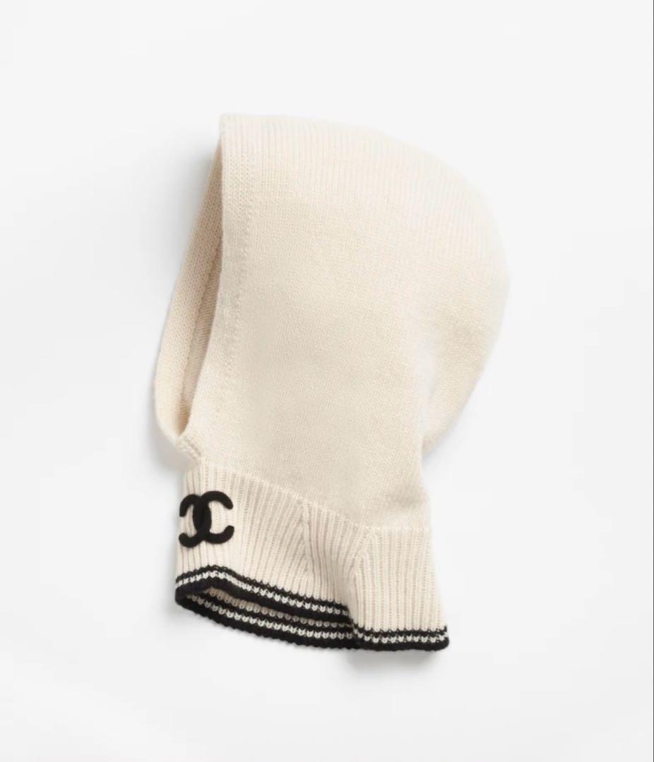 新品、未使用CHANEL25B バラクラバ　グレー