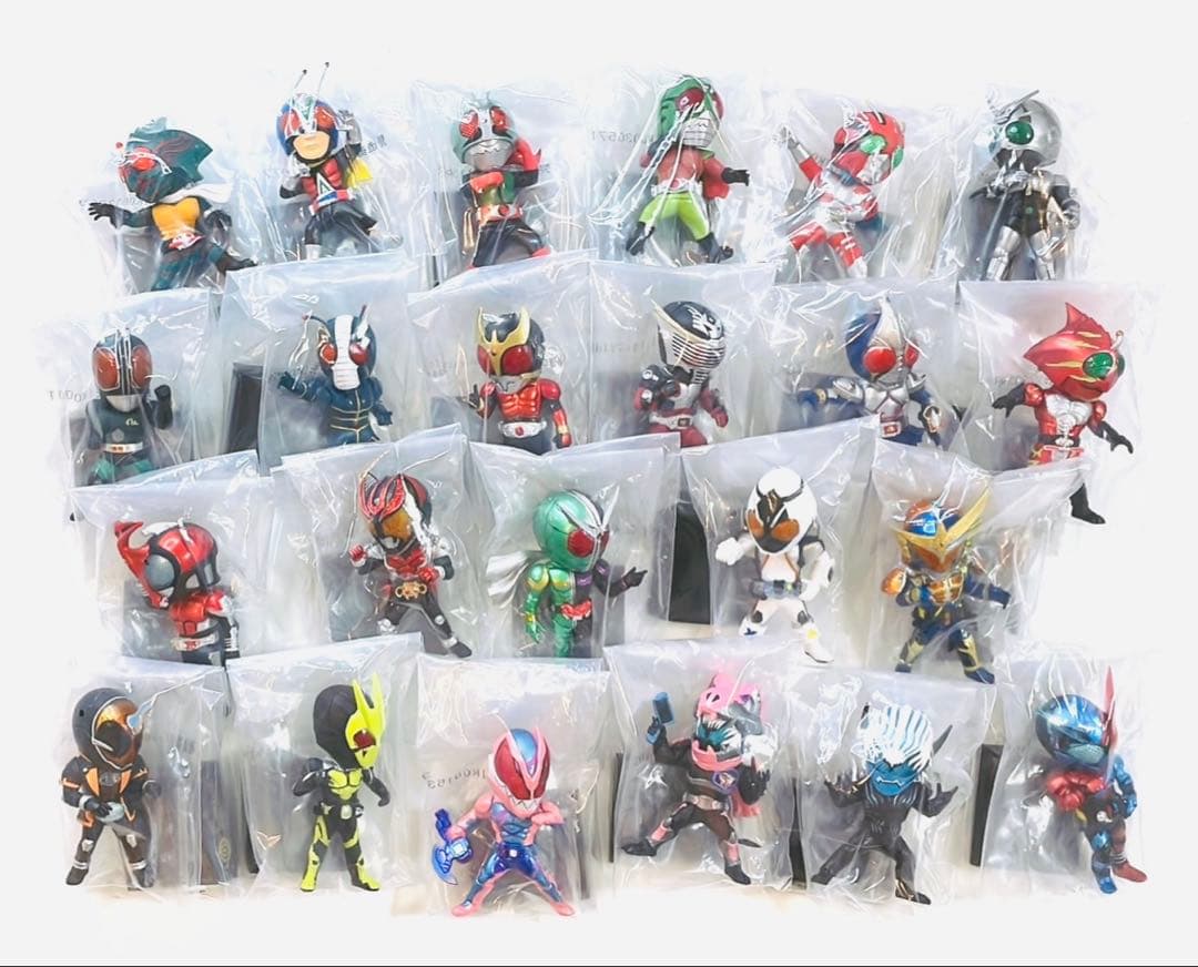 【E賞ディフォルメクス 全22種コンプ】一番くじ 仮面ライダー vol.1