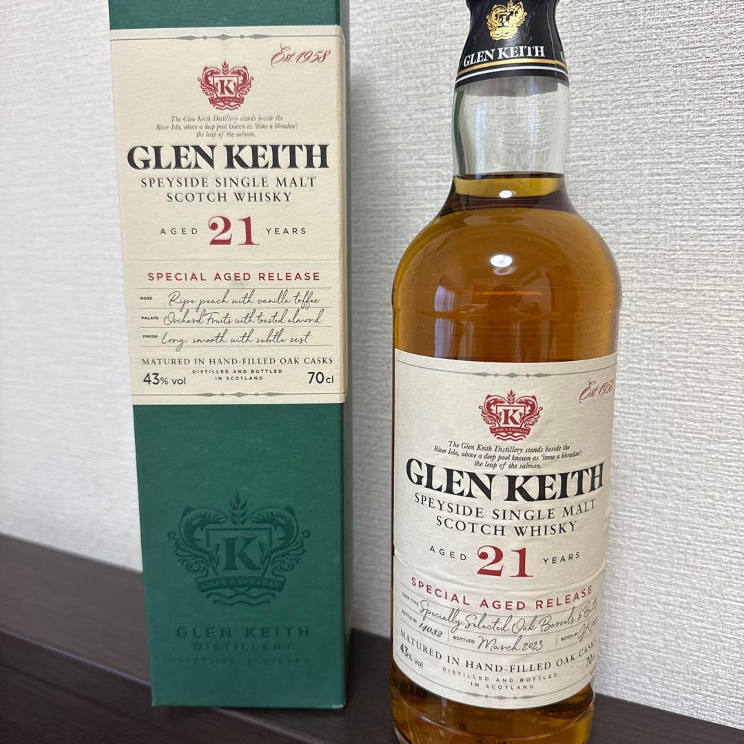 GLEN KEITH 21年 スコッチウイスキー 700ml グレンキース21年