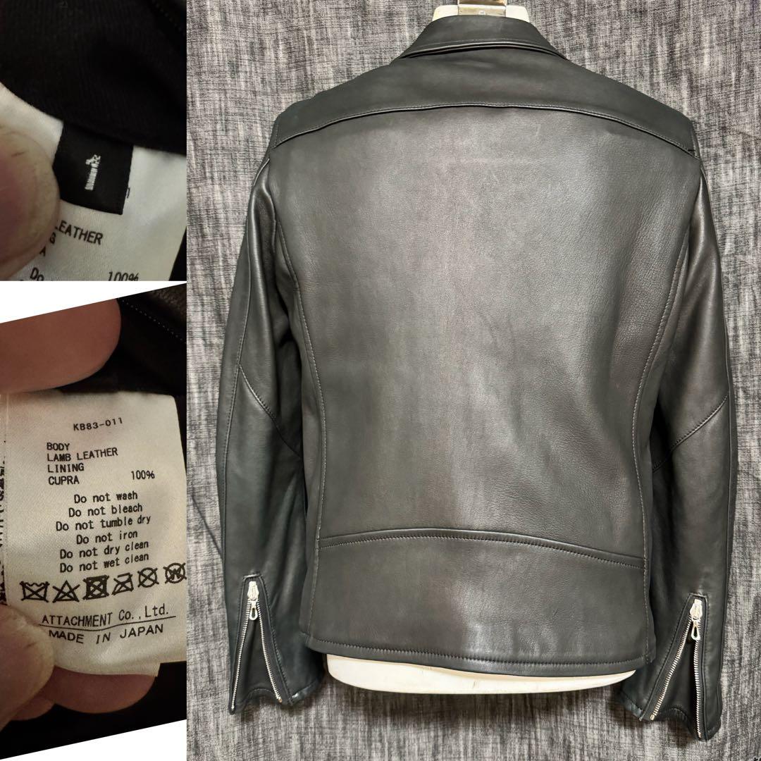 定価181500円 カズユキクマガイ 最高級スペインラム シングルライダース